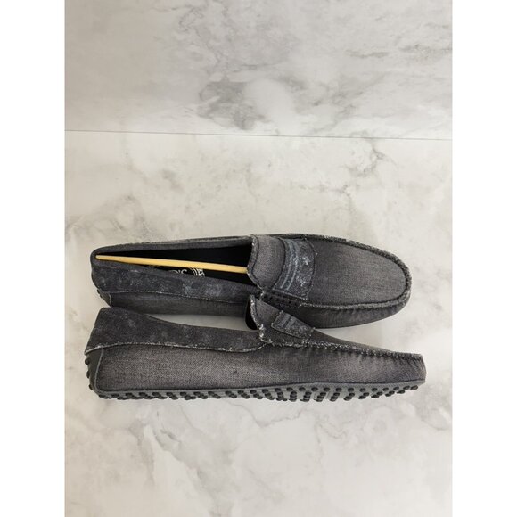 Tod’s New Gommini Gray Denim Driving Shoes Loafers Size 10.5 US / 9.5 UK main image 7